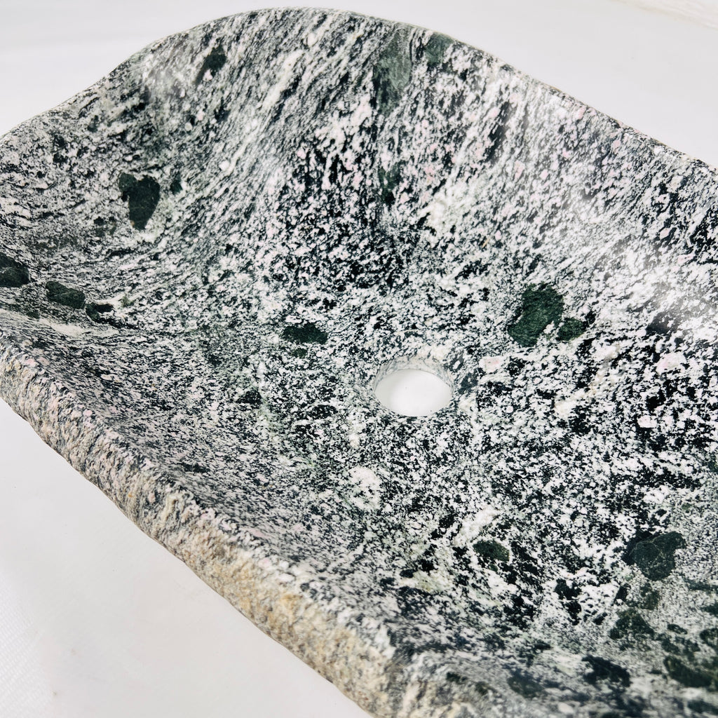 Grey Bloched River Stone Sink