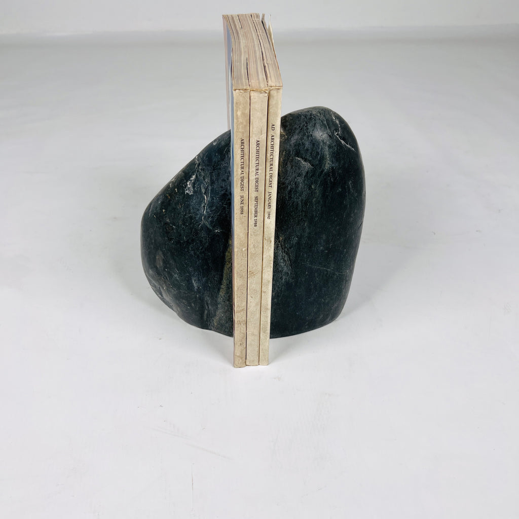 Black Riverstone Bookend