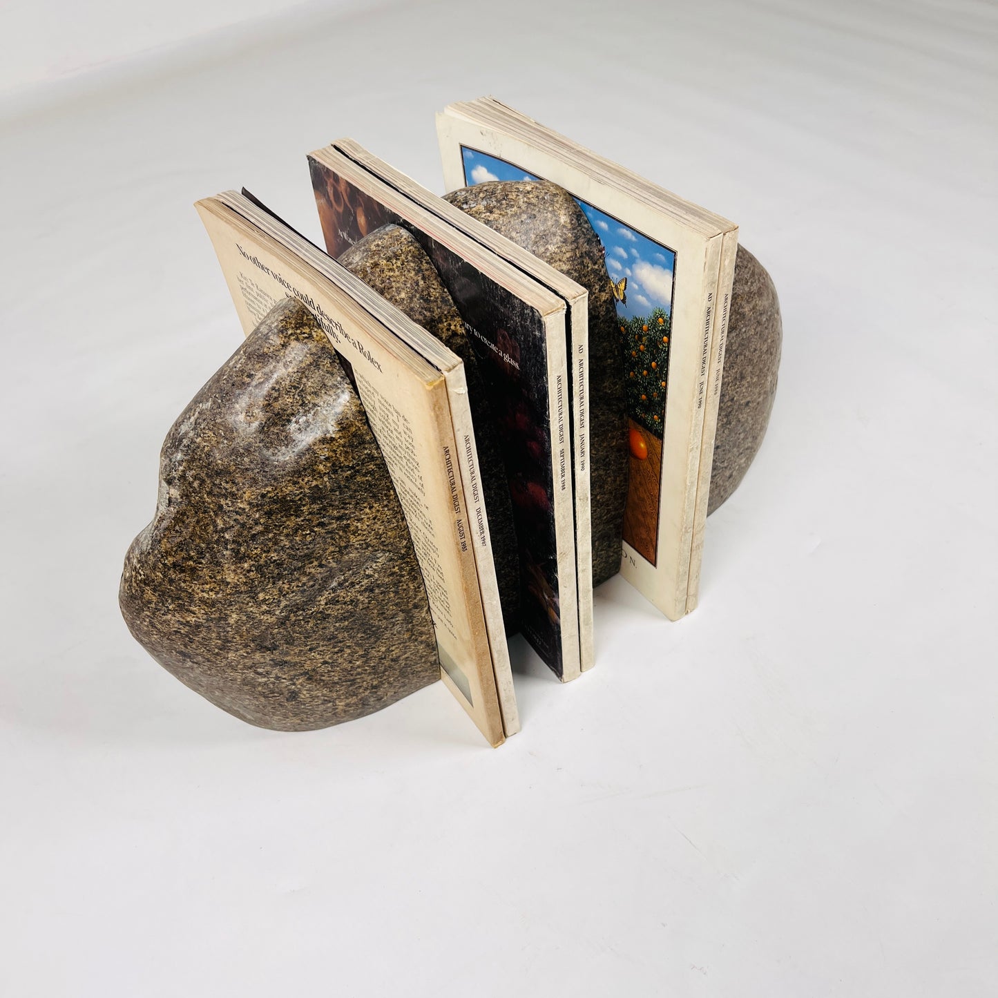 Brown Riverstone Bookend