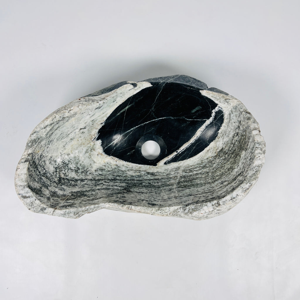 Black-Hole Grey Riverstone Sink