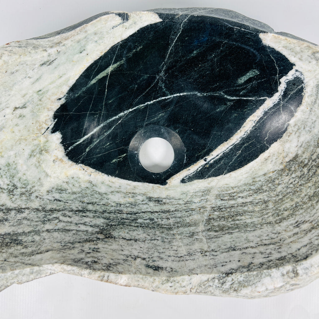 Black-Hole Grey Riverstone Sink