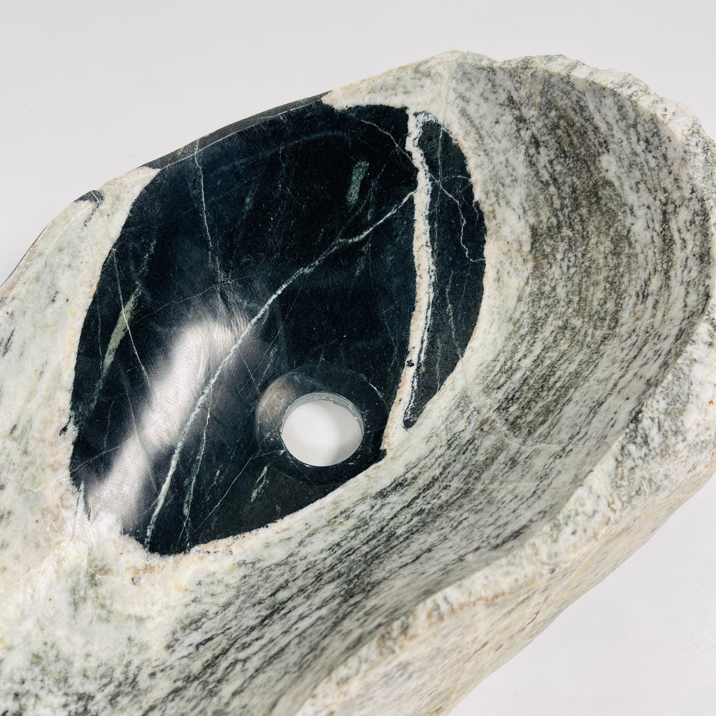 Black-Hole Grey Riverstone Sink