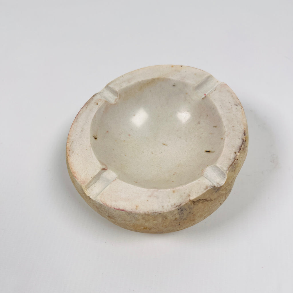 River Stone Coconut Shell Spotted Ash Tray