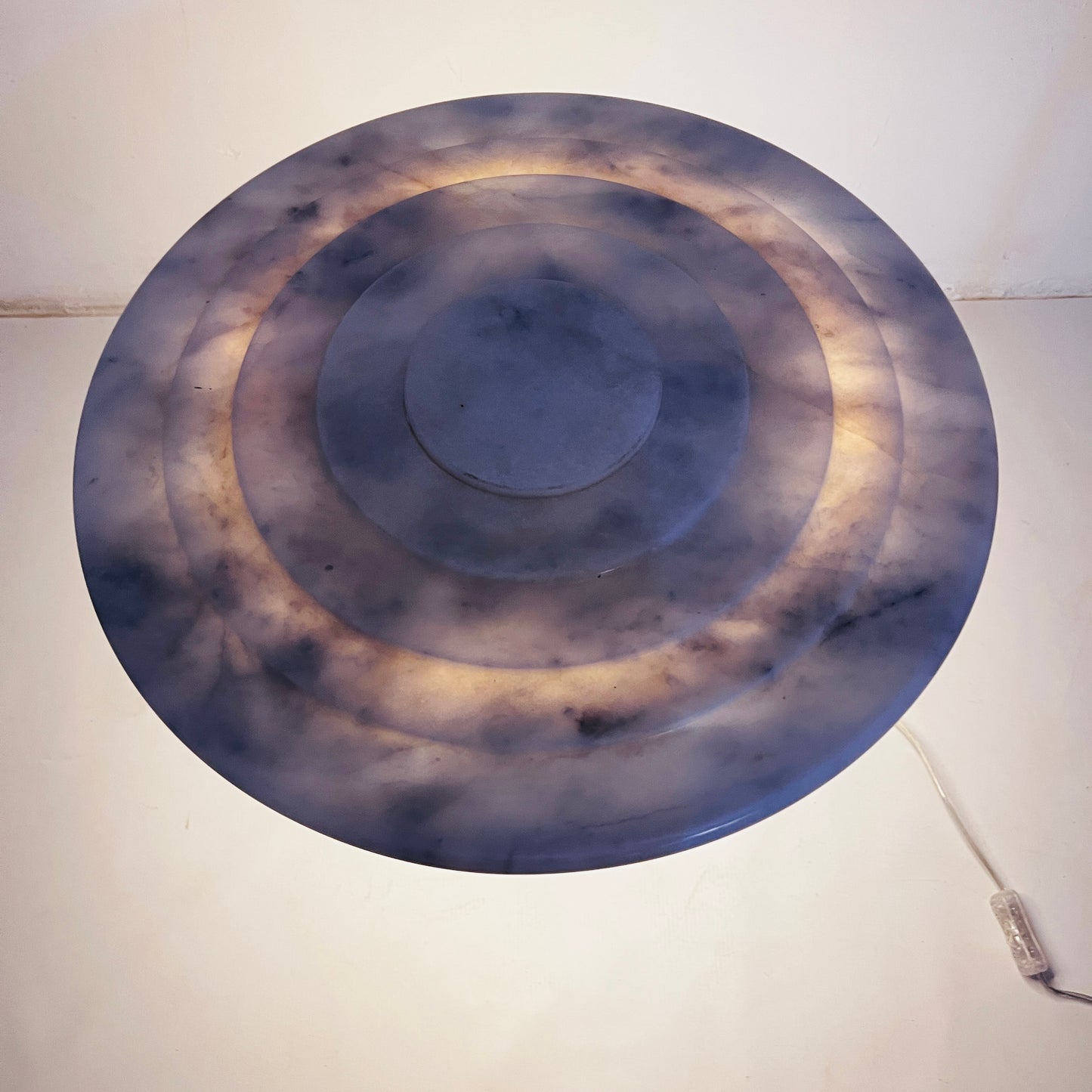 Concentric Table Lamp - Gray