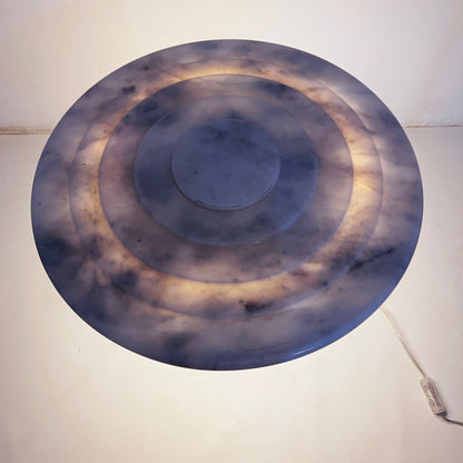 Concentric Table Lamp - Gray