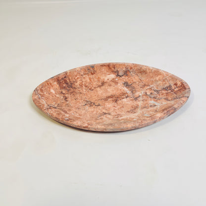 Sienna Eye-Shaped Marble Tray