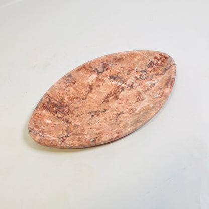 Sienna Eye-Shaped Marble Tray