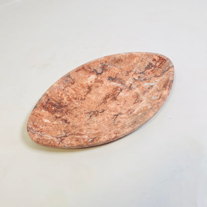 Sienna Eye-Shaped Marble Tray