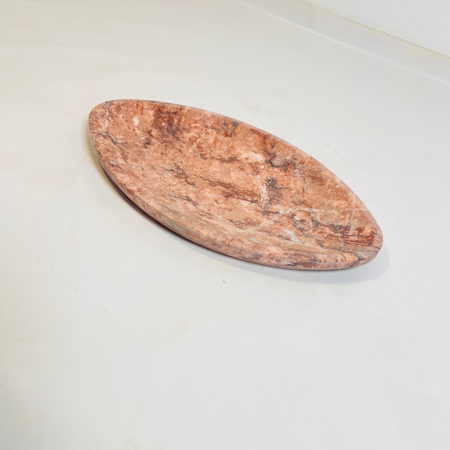 Sienna Eye-Shaped Marble Tray