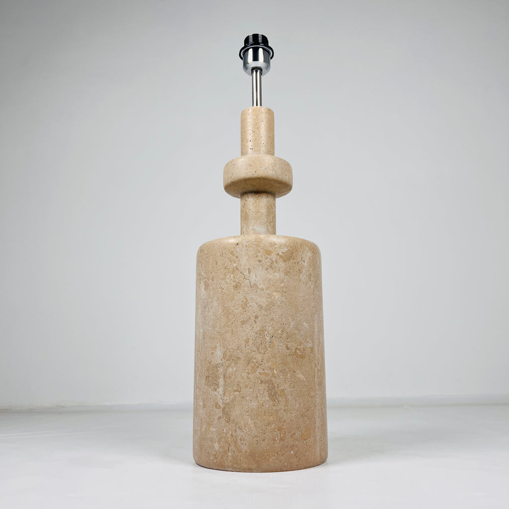 Bottled Bottom Travertine Table Lamp