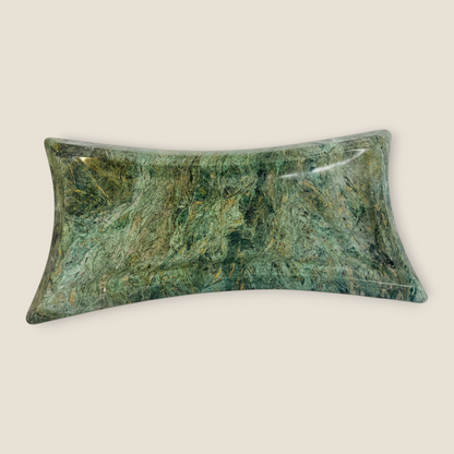Convex Marble Tray - Green