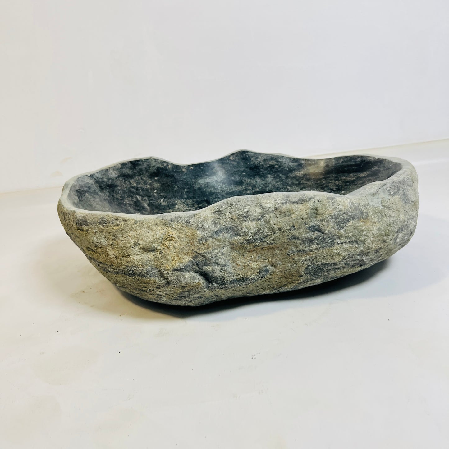 Fern & Fossil Stone Sink - Riverstone
