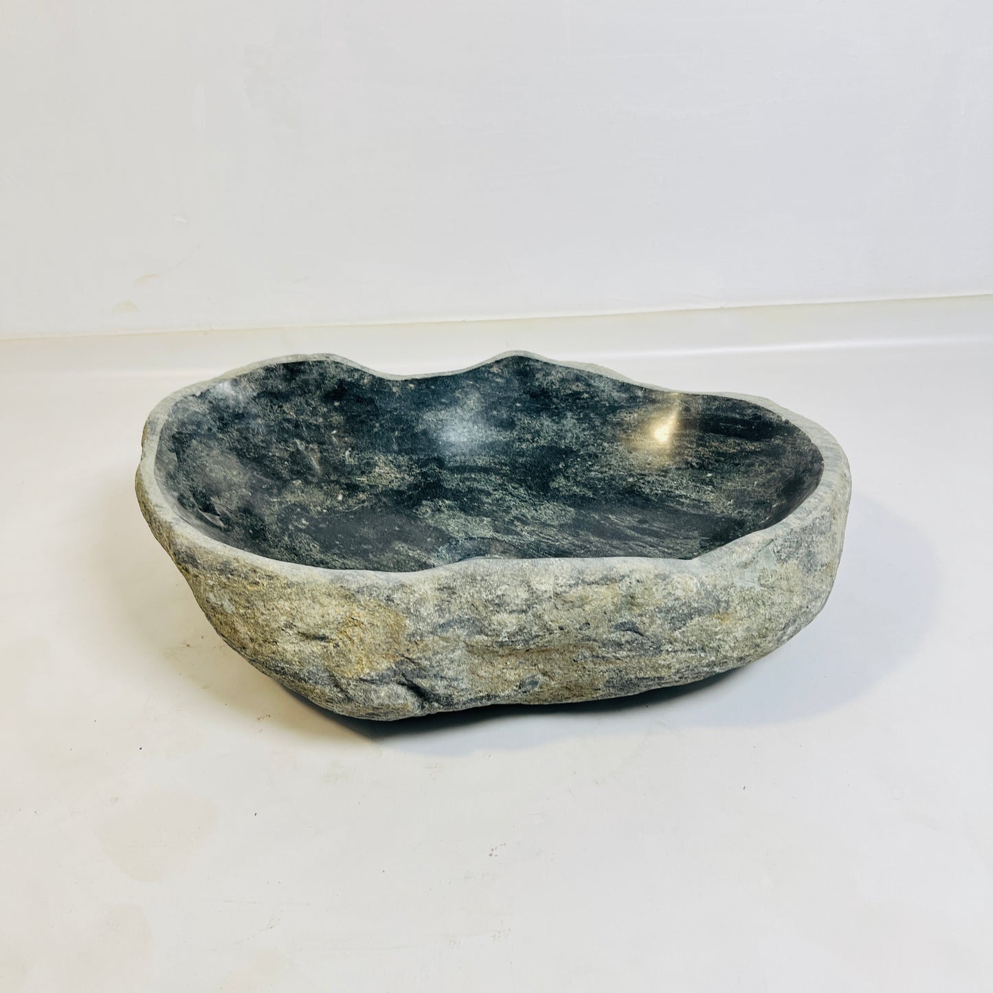Fern & Fossil Stone Sink - Riverstone