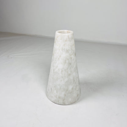 Funnel Vase - Cheetah White