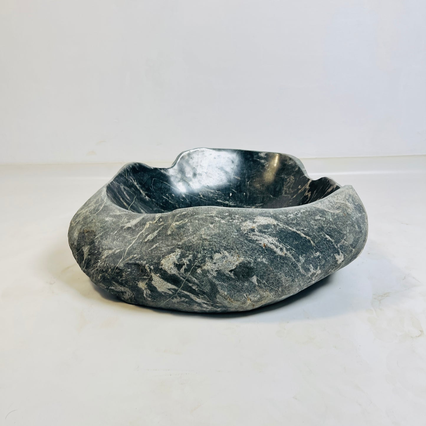 Vesper Dark Stone Sink - River Stone