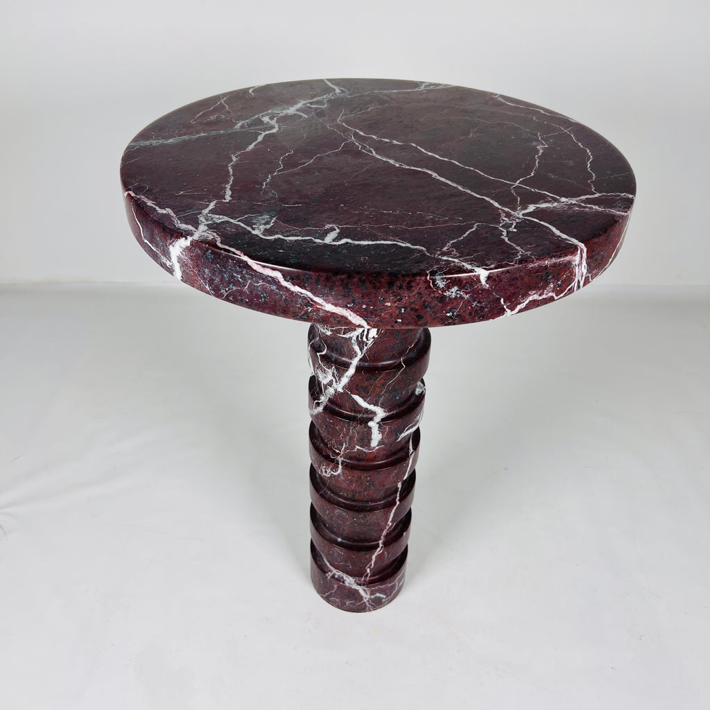 Burgundy Side Table