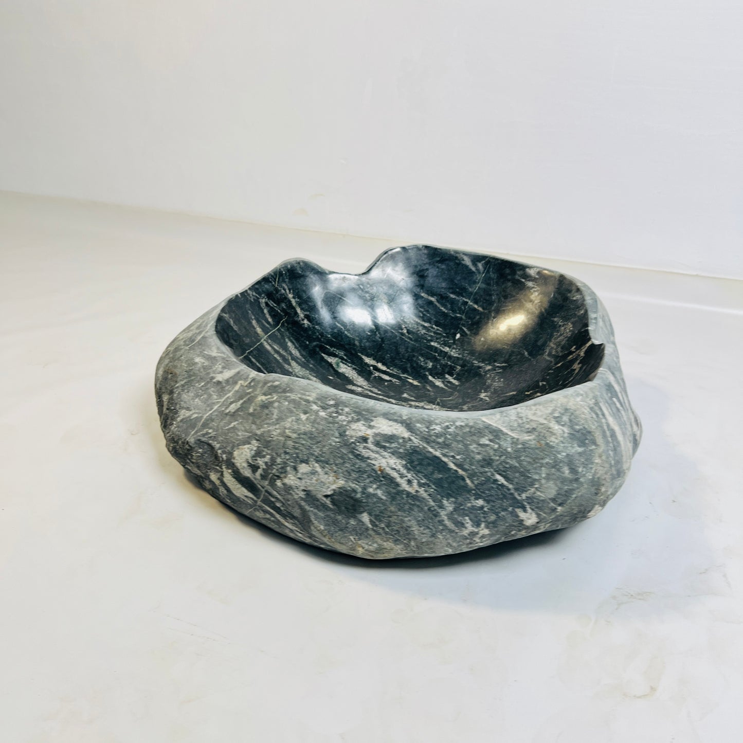 Vesper Dark Stone Sink - River Stone
