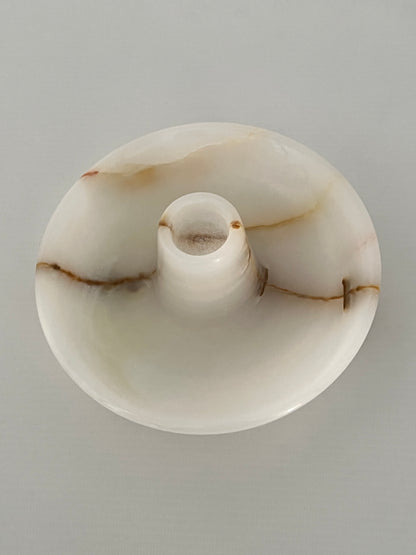 Shallow Dish Candle Holder - Onyx