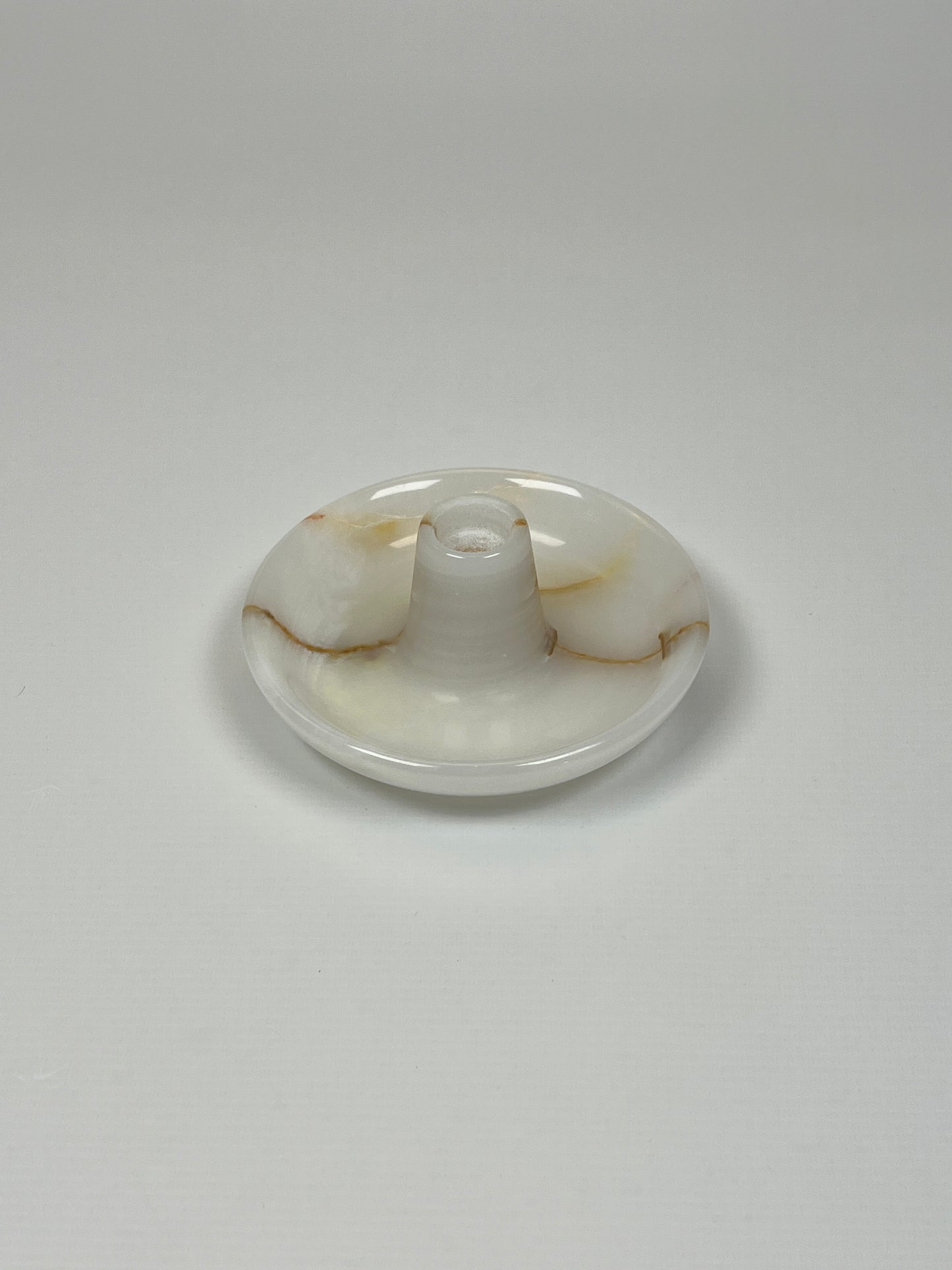 Shallow Dish Candle Holder - Onyx