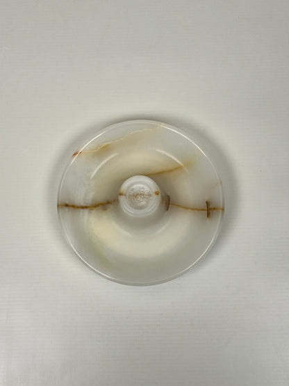 Shallow Dish Candle Holder - Onyx