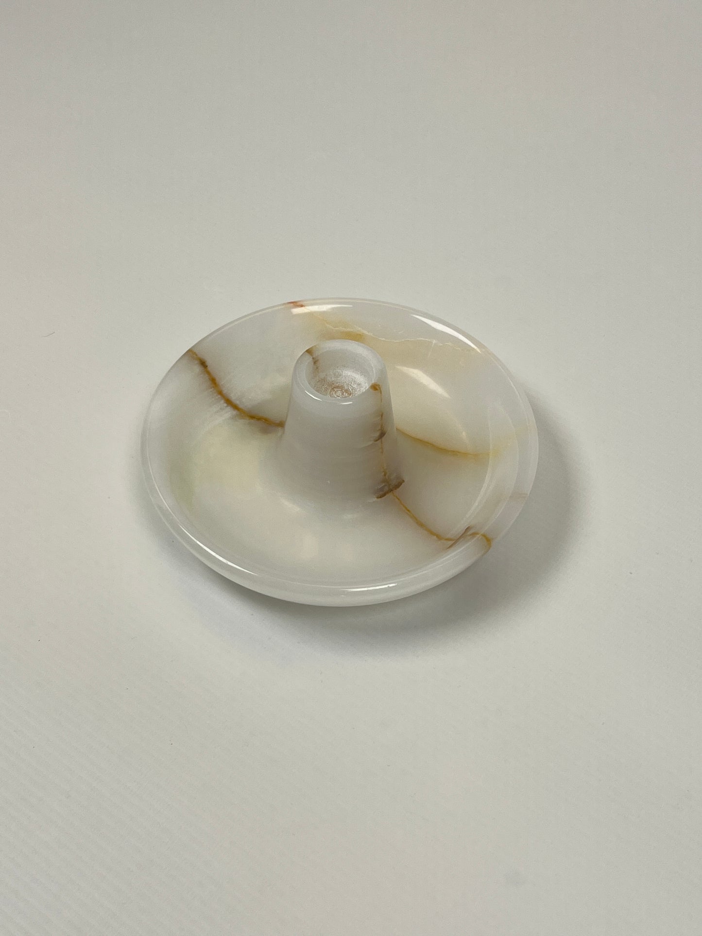 Shallow Dish Candle Holder - Onyx