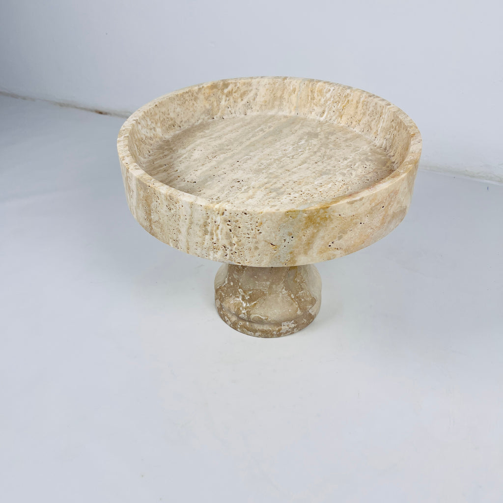 Travertine Cake Stand