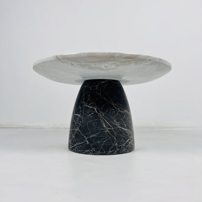Marble Dessert Stand - Black & Gray