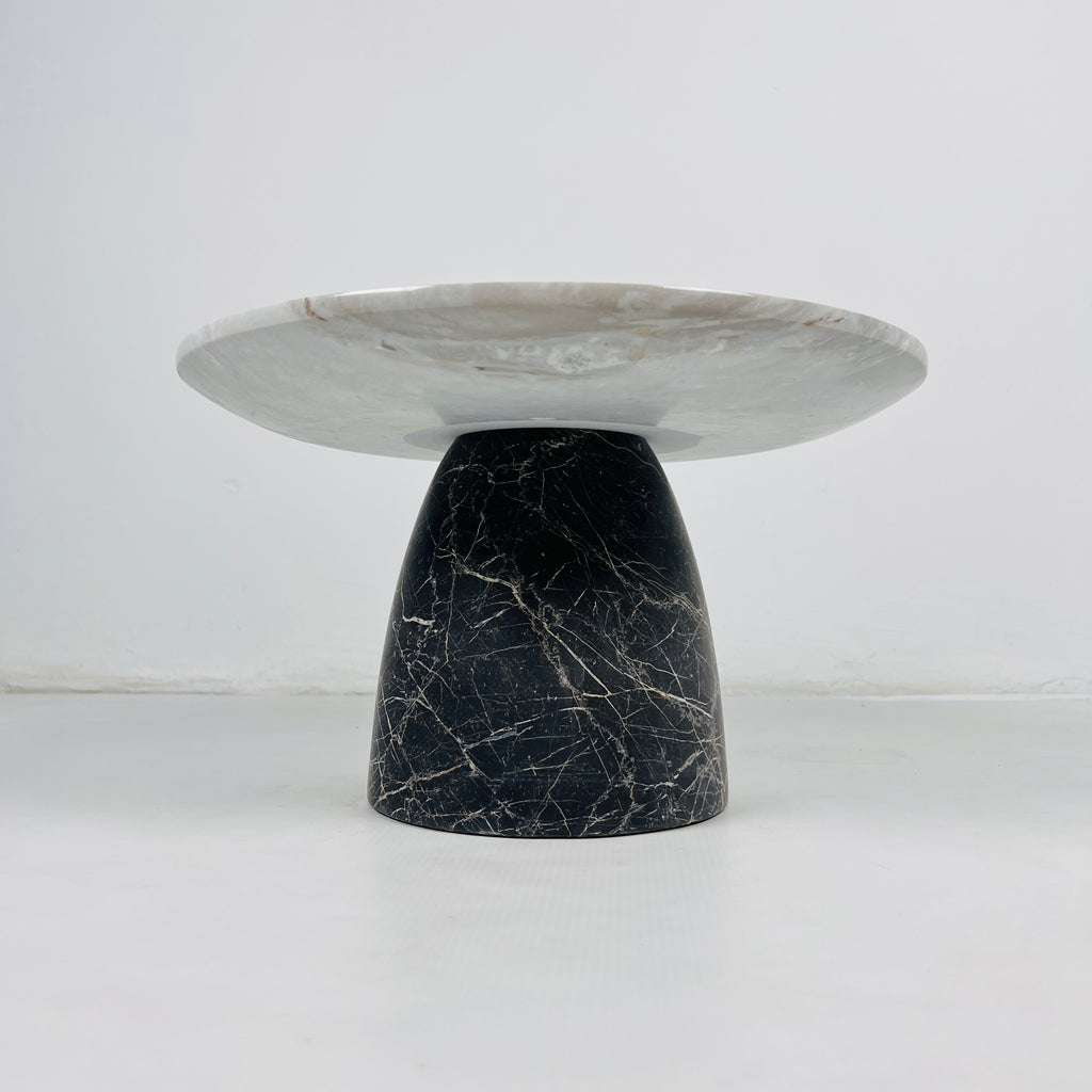 Grey and Black Marble Dessert Stand