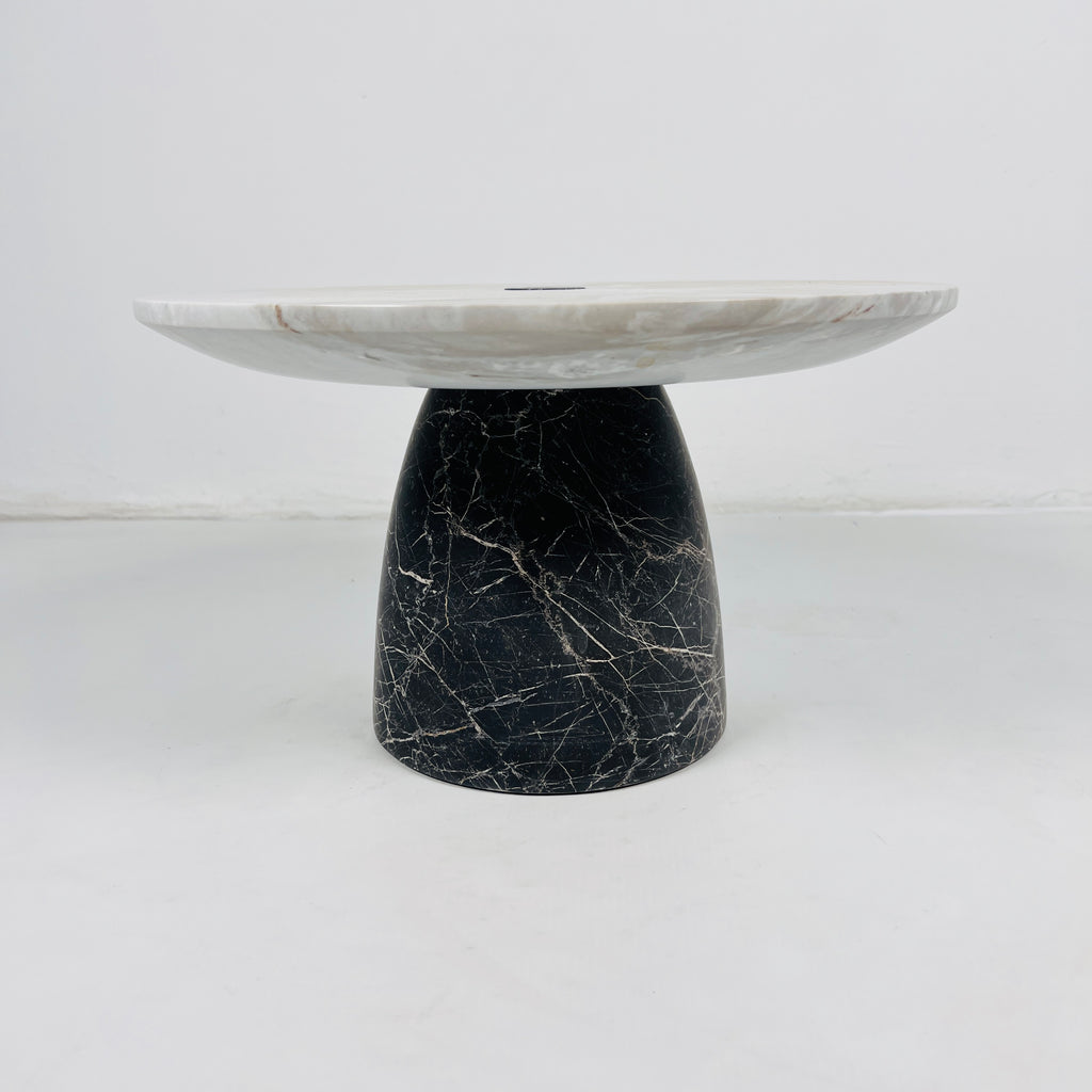 Grey and Black Marble Dessert Stand