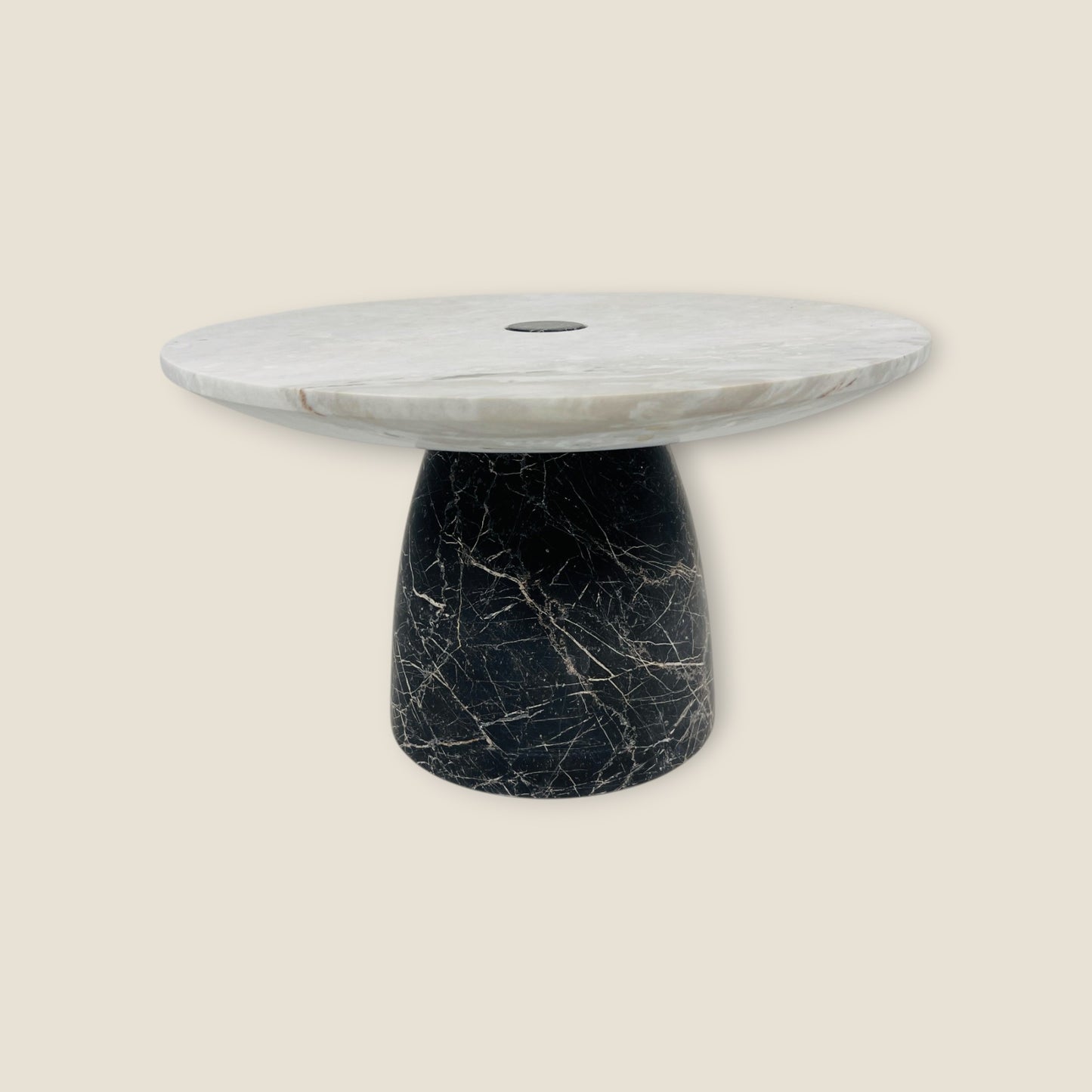 Marble Dessert Stand - Black & Gray