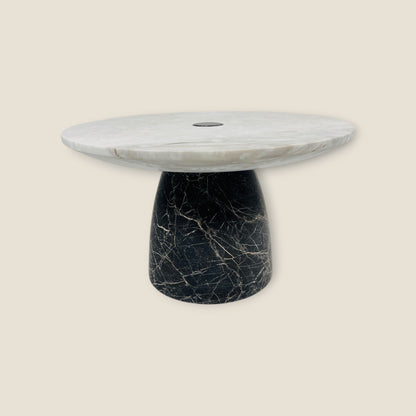 Marble Dessert Stand - Black & Gray