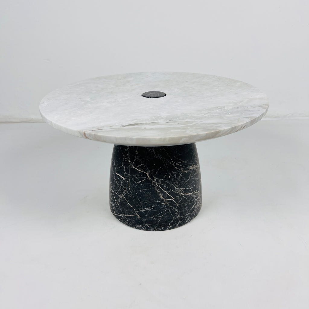 Grey and Black Marble Dessert Stand