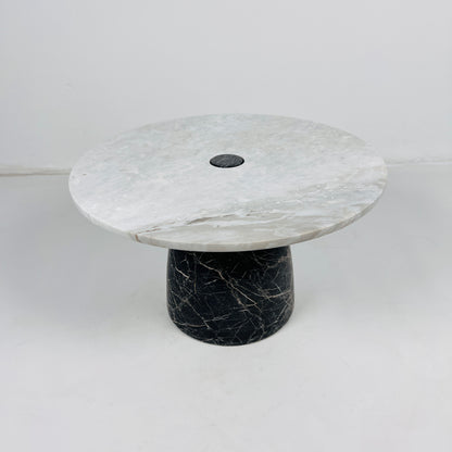 Marble Dessert Stand - Black & Gray