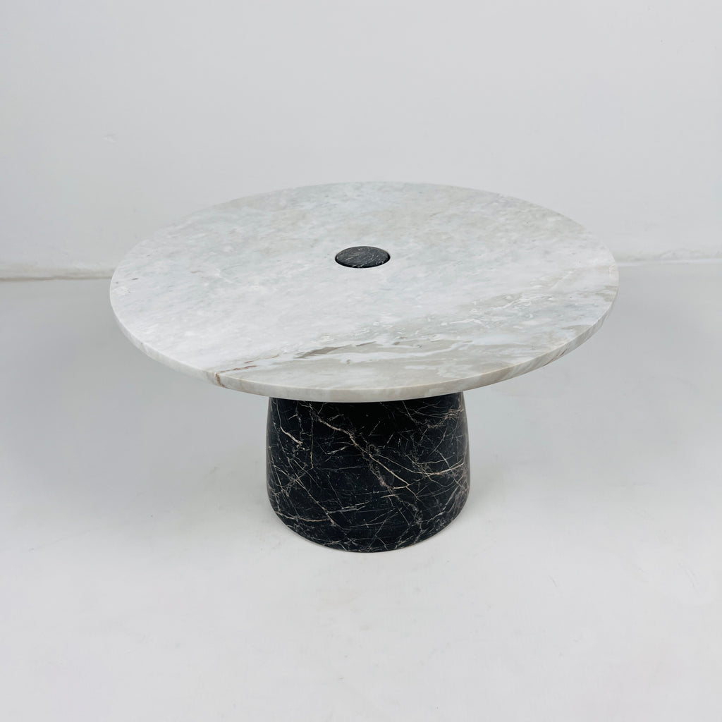 Grey and Black Marble Dessert Stand