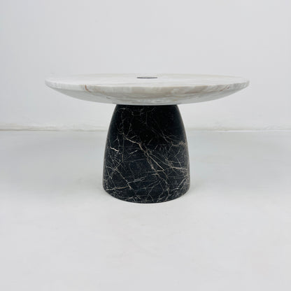Marble Dessert Stand - Black & Gray