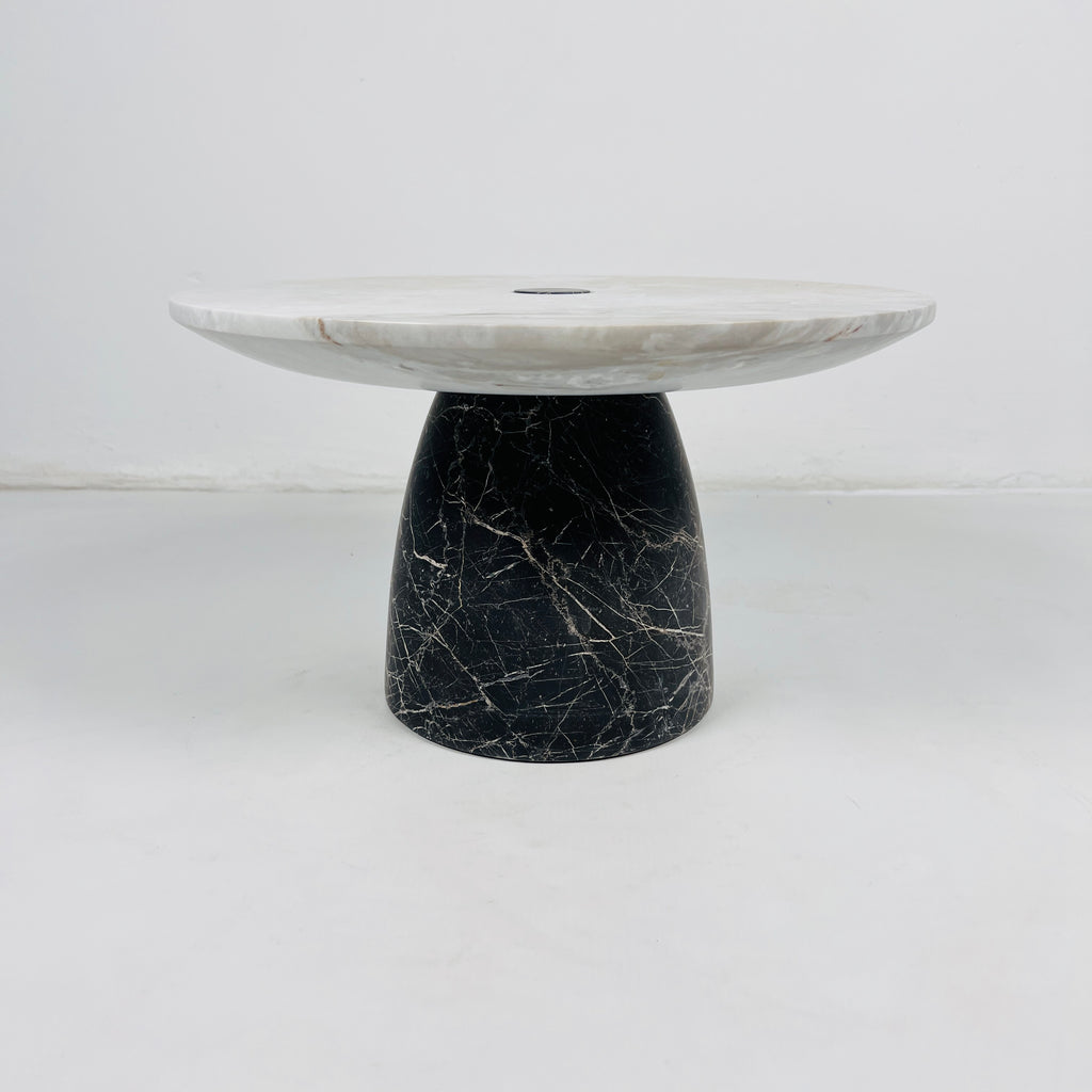 Grey and Black Marble Dessert Stand