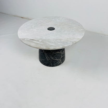 Marble Dessert Stand - Black & Gray