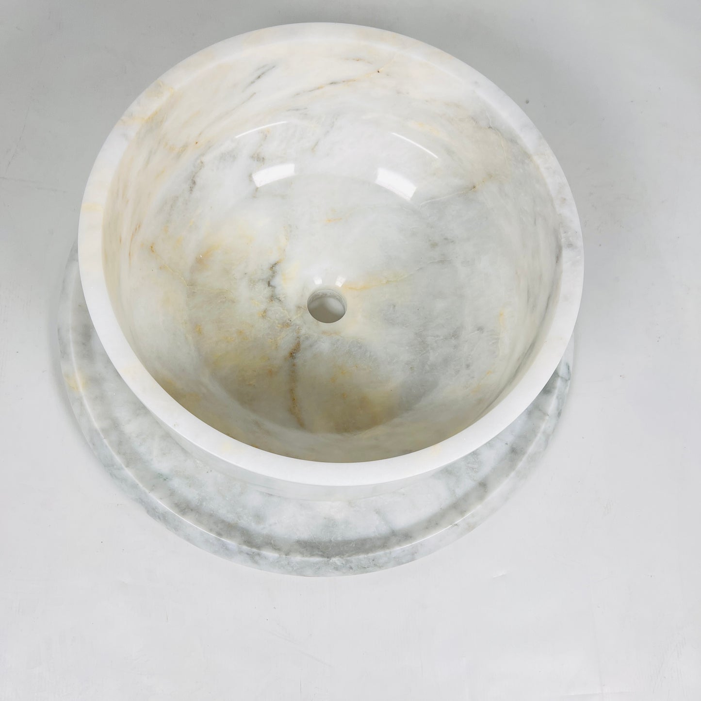Cauldron Sink - Cheetah White