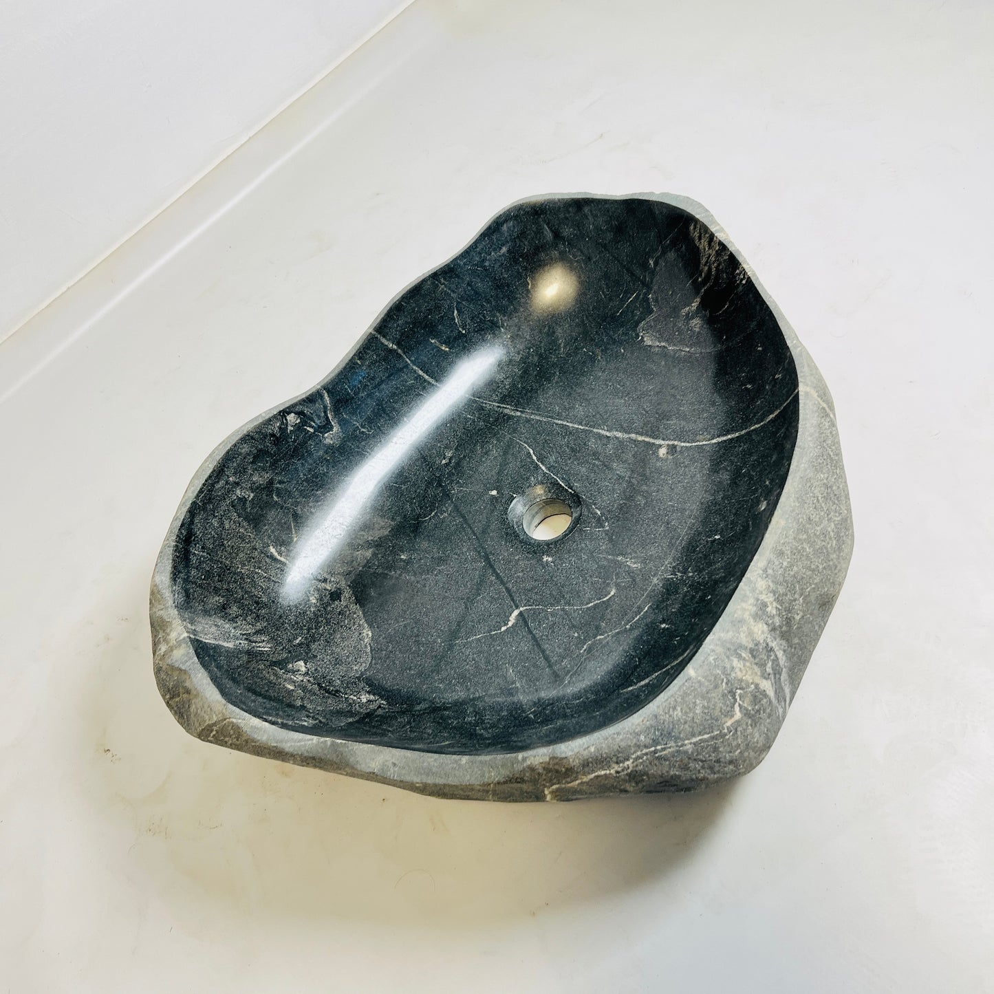 Shadow Pebble Sink - Riverstone