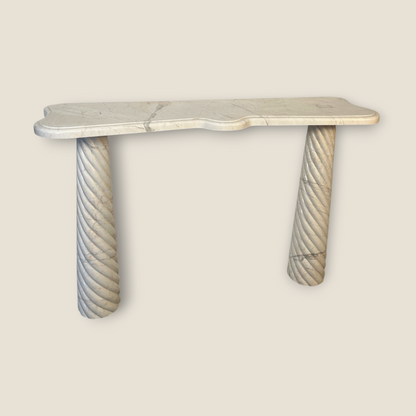 Torsade Console - White