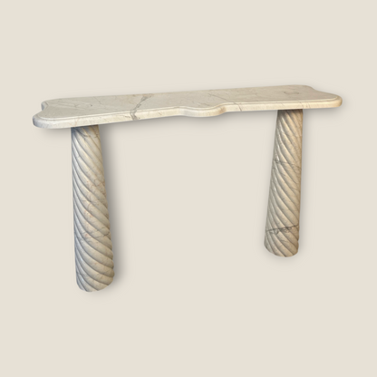 Torsade Console - White