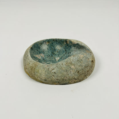 Emerald Green Tainted Ash Tray - River Stone