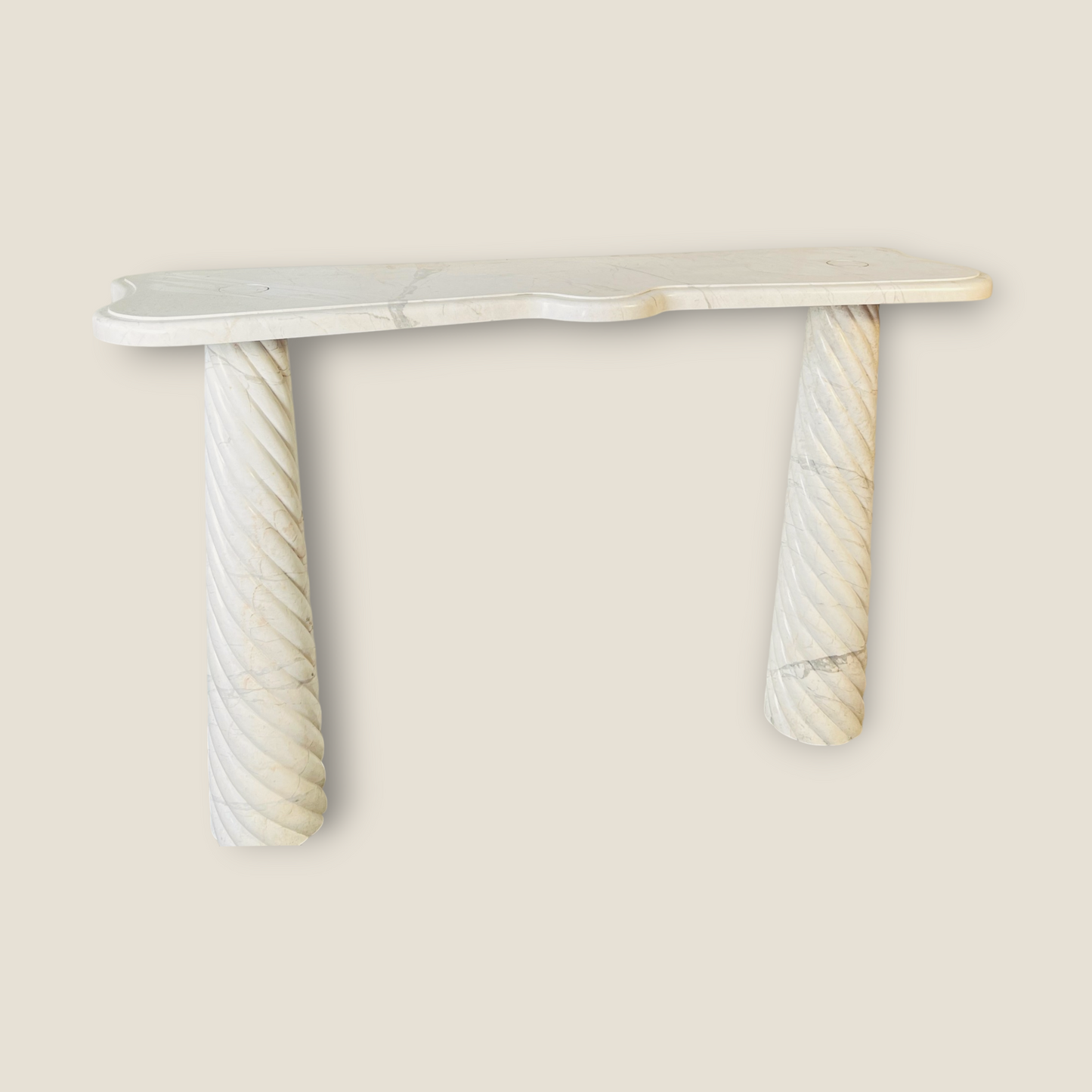 Torsade Console - White