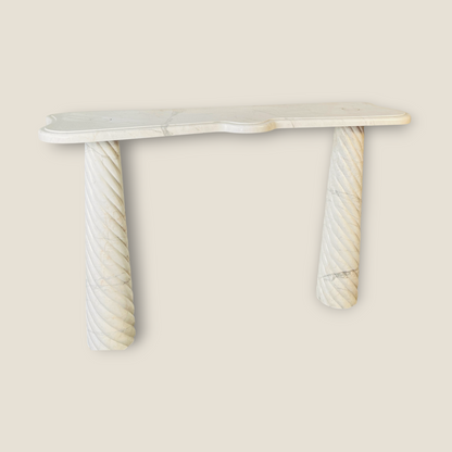 Torsade Console - White