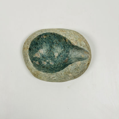 Emerald Green Tainted Ash Tray - River Stone