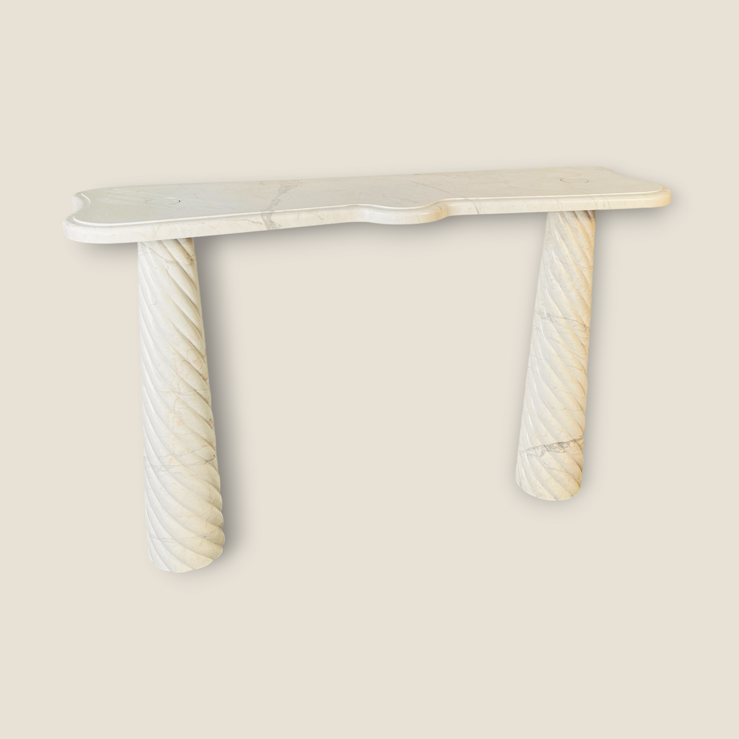 Torsade Console - White