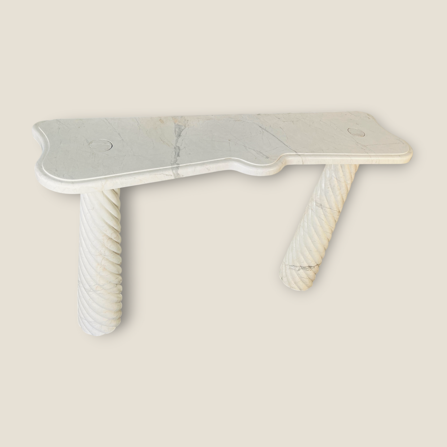 Torsade Console - White