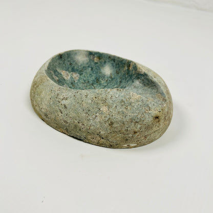 Emerald Green Tainted Ash Tray - River Stone