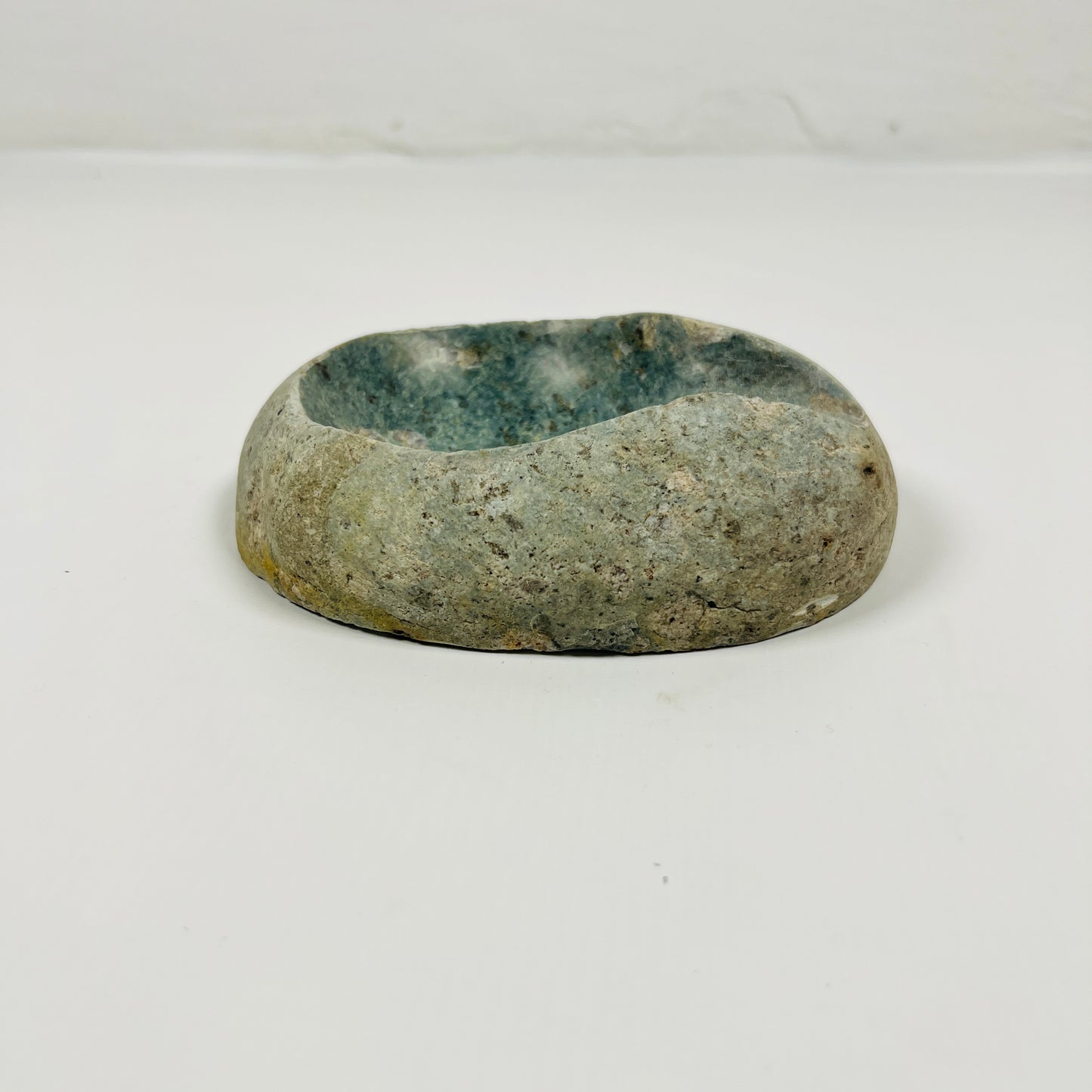 Emerald Green Tainted Ash Tray - River Stone