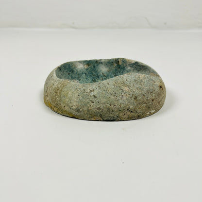 Emerald Green Tainted Ash Tray - River Stone